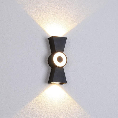 Han Outdoor LED Kinkiet, 12W, Metal, Czarny