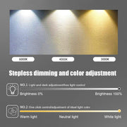 Żyrandol LED z pilotem LT771/500GD, 25W, światło ciepłe/zimne/neutralne 3000K/4000K/6000K, możliwość przyciemniania, złoto, metal i silikon