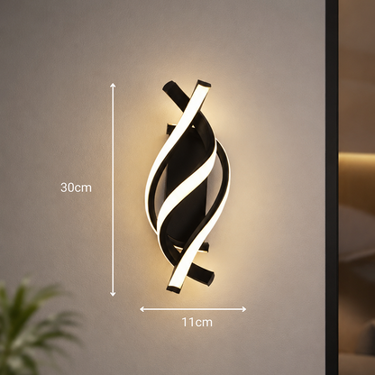 Aplica LED Reid 13W, Lumina Rece/Calda/Neutra, Negru Aplice de Interior Default Title Alessandro Design