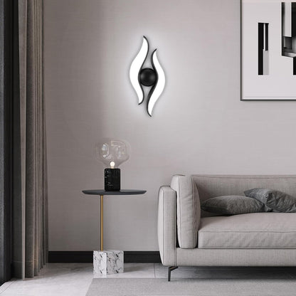 Kinkiet LED do użytku zewnętrznego i wewnętrznego, 4 źródła x 1W, IP65, ABS, Czarny, 3000K