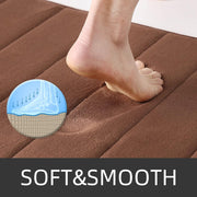 Zestaw 3 mat do kąpieli, 50x40 cm, niebieski, antypoślizgowy