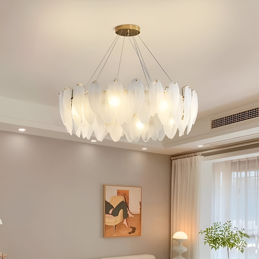 VAUX-LE-VICOMTE Eleganza Crystal Chandelier, 5x E14, średnica 42cm, złoty, regulowana wysokość