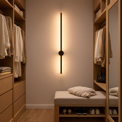 Angelique LED Kinkiet 24W Czarny Biały