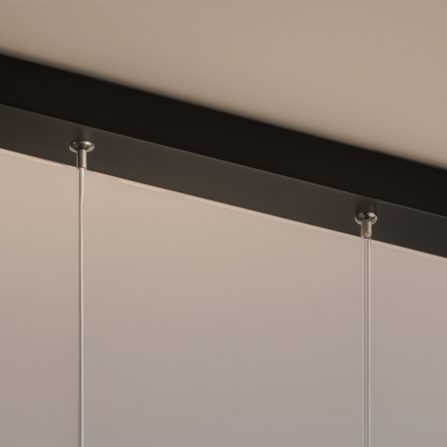 Zawieszany żyrandol LED z pilotem ZIGZAG 27W, światło zimne/ciepłe/neutralne, możliwość przyciemniania, czarny, regulacja wysokości