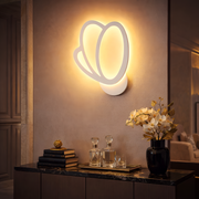 Kinkiet LED Tulip 16W, Światło Zimne/Ciepłe/Neutralne 3000K/4000K/6000K, Biały, Metal i Akryl