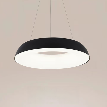 LED żyrandol zawieszony z pilotem Chiara, 74 W, zimno/gorące/neutralne światło, niestabilne, czarne