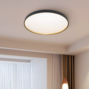 Lampa sufitowa LED Fantas 46W, okrągła, ABS, biała i czarna