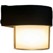 Kinkiet zewnętrzny LED MIRA, 1 źródło światła, ciepłe światło, czarny