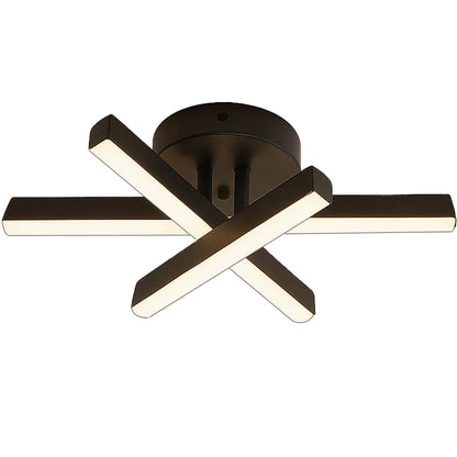 Żyrandol LED Diego, 26W, czarny, metal, światło zimne/ciepłe/neutralne