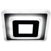 Żyrandol LED MORNIKA 14W, średnica 25 cm, kwadratowy, światło neutralne, biały