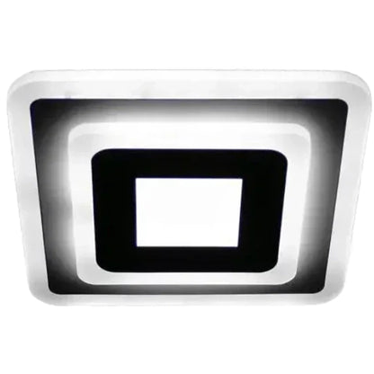 Żyrandol LED MORNIKA 14W, średnica 25 cm, kwadratowy, światło neutralne, biały