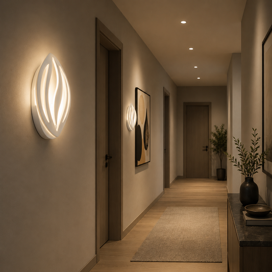 Lampa ścienna LED ORCHID 11W Petal Zimne/Ciepłe/Neutralne światło Akryl Metal Biały