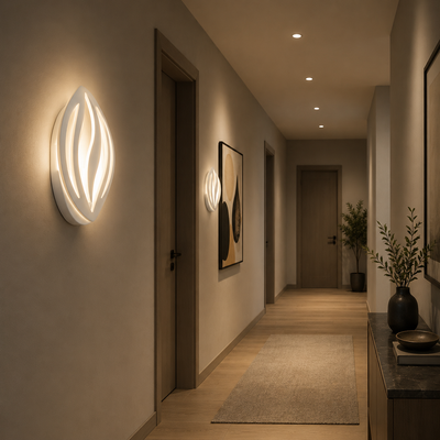 Lampa ścienna LED ORCHID 11W Petal Zimne/Ciepłe/Neutralne światło Akryl Metal Biały