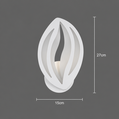 Lampa ścienna LED ORCHID 11W Petal Zimne/Ciepłe/Neutralne światło Akryl Metal Biały