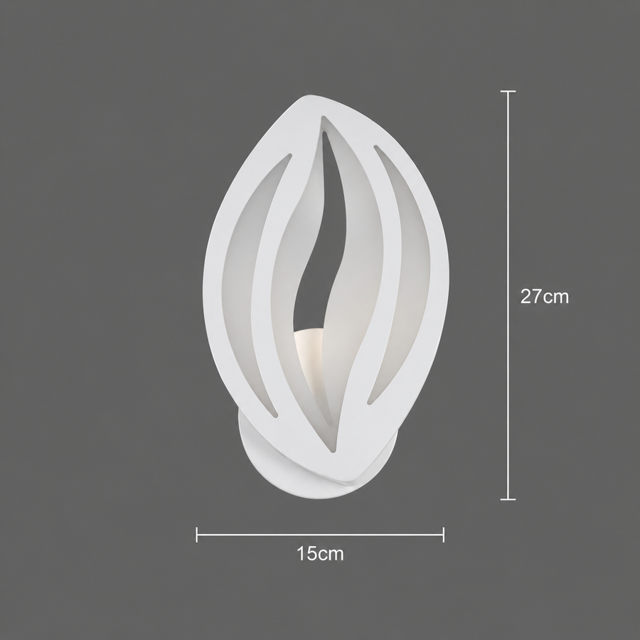 Lampa ścienna LED ORCHID 11W Petal Zimne/Ciepłe/Neutralne światło Akryl Metal Biały