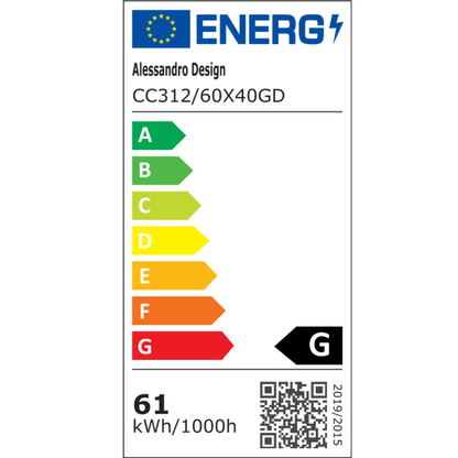 Żyrandol kryształowy, LINDERHOF Magno, 62W, średnica 60cm, światło zimne/ciepłe/neutralne, złoty, regulowana wysokość