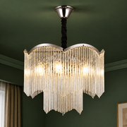 Żyrandol kryształowy MEKELLE Magno, 10x E14, średnica 60cm, metal i kryształ, błyszczący chrom, regulowana wysokość