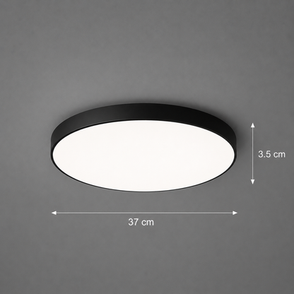 Lampa sufitowa LED SOLIS 37cm 33W Zimne światło Czarna