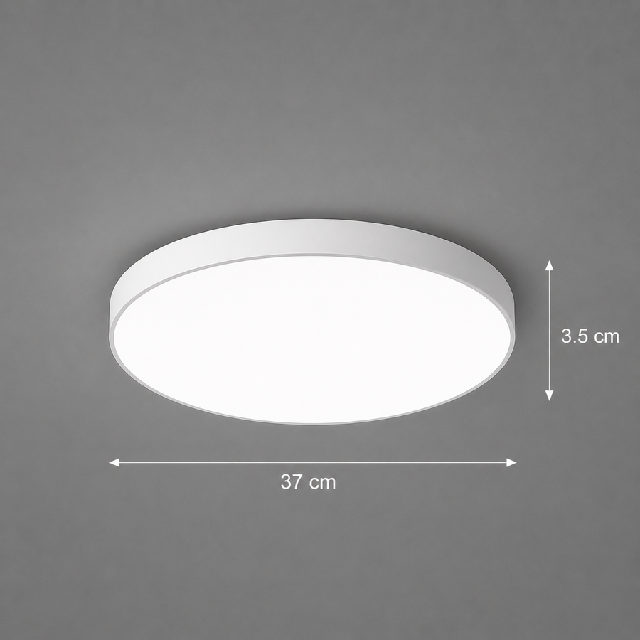Lampa sufitowa LED SOLIS 37cm 33W Zimne białe światło