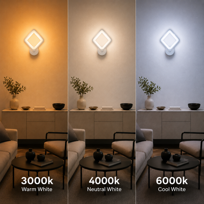 Lampa ścienna LED Akila, 12 W, biała, zimne/ciepłe/neutralne światło 