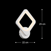 Lampa ścienna LED Akila, 12 W, biała, zimne/ciepłe/neutralne światło 
