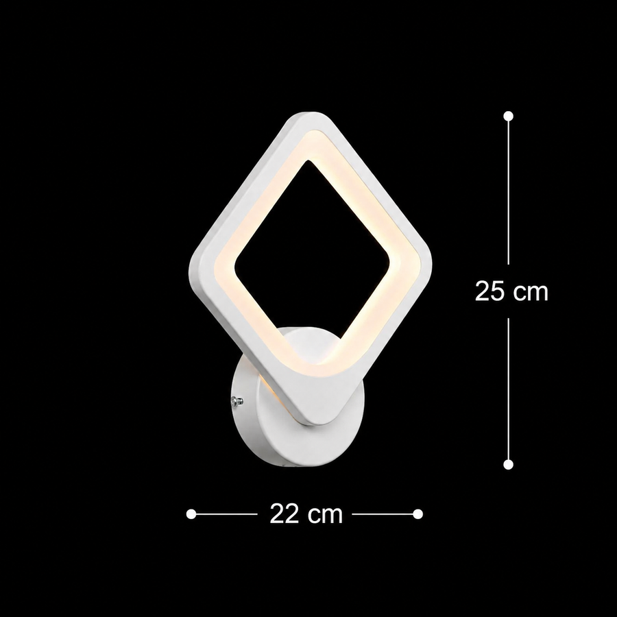 Lampa ścienna LED Akila, 12 W, biała, zimne/ciepłe/neutralne światło 