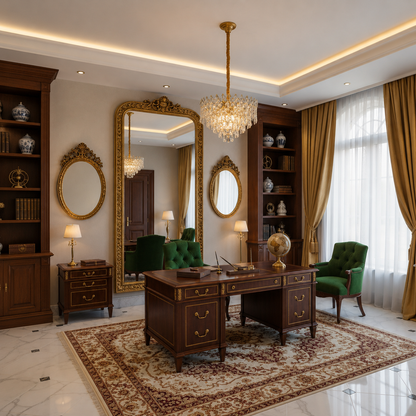 Żyrandol Kryształowy MONARCH Elegance 3xE14, średnica 50cm, wysokość 35cm, błyszczące złoto, regulowana wysokość, elegancki design