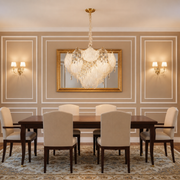 Żyrandol kryształowy LUXE Magno, 21xE14, średnica 60cm, wysokość 40cm, błyszczące złoto, regulowana wysokość, elegancki design Żyrandole kryształowe Domyślny tytuł Alessandro Design