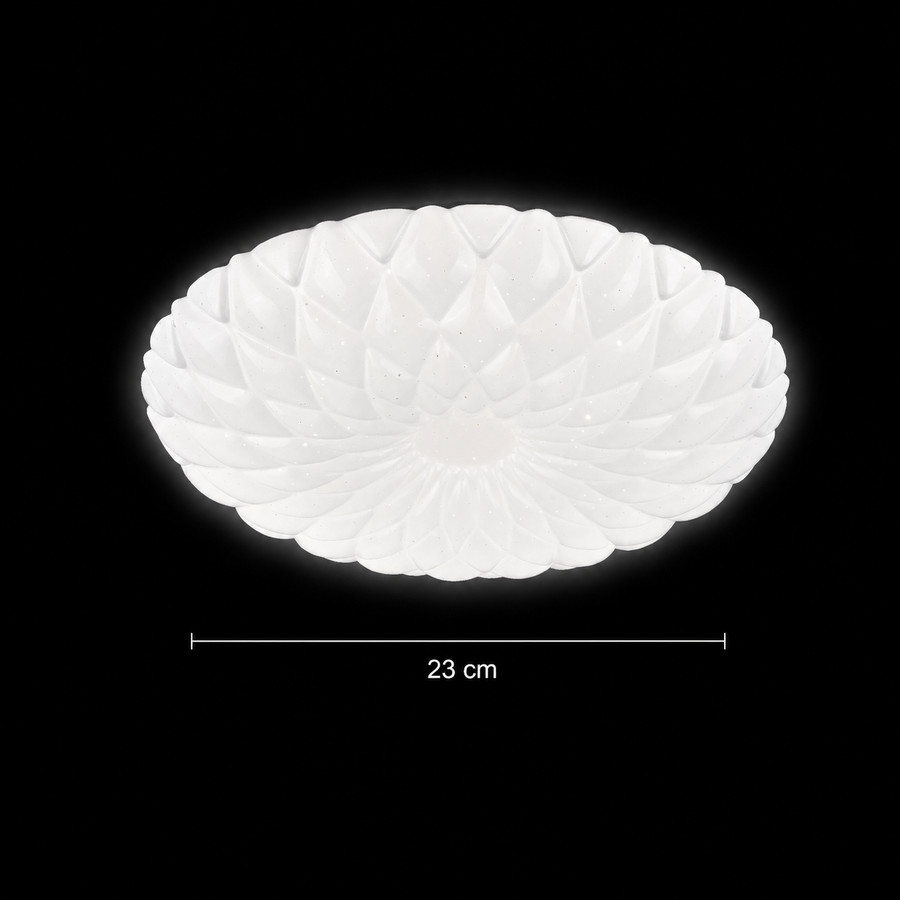 Plafonieră LED 23 cm, 22W, 3000K / 4000K / 6000K, Alb, Metal si Acril Plafoniere LED Default Title Alessandro Design