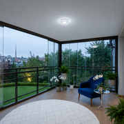ORBITA LED Spot, 5W, Okrągły, Zimne Światło + RGB, Biały, Żywiczny i Szklany Spot LED Domyślny Tytuł Alessandro Design