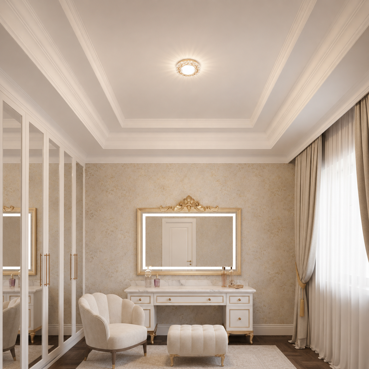 ORBITA LED Spot, 5W, Okrągły, Zimne/Ciepłe Światło, Antyczny Brąz, Żywica i Szkło Spot LED Domyślny Tytuł Alessandro Design