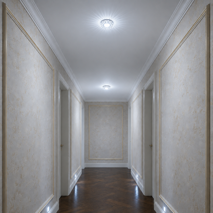ORBITA LED Spot, 5W, Okrągły, Zimne Światło + RGB, Biały, Żywiczny i Szklany Spot LED Domyślny Tytuł Alessandro Design
