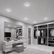 ORBITA LED Spot, 5W, Okrągły, Zimne Światło + RGB, Biały, Żywiczny i Szklany Spot LED Domyślny Tytuł Alessandro Design