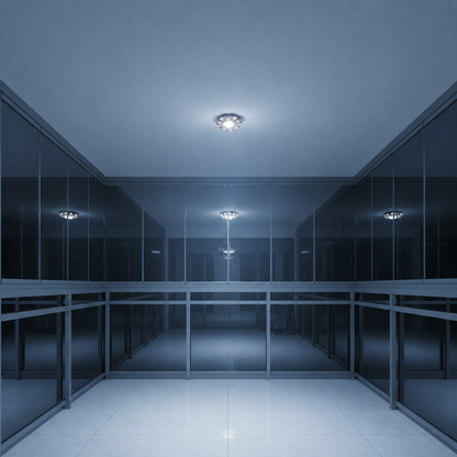 ORBITA LED Spot, 5W, Okrągły, Zimne/Ciepłe Światło, Antyczny Brąz, Żywica i Szkło Spot LED Domyślny Tytuł Alessandro Design