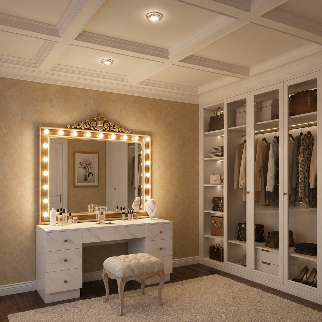 ORBITA LED Spot, 5W, Okrągły, Zimne/Ciepłe Światło, Antyczny Brąz, Żywica i Szkło Spot LED Domyślny Tytuł Alessandro Design