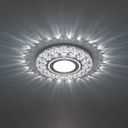 ORBITA LED Spot, 5W, Okrągły, Zimne Światło + RGB, Biały, Żywiczny i Szklany Spot LED Domyślny Tytuł Alessandro Design