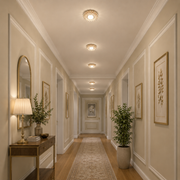 ORBITA LED Spot, 5W, Okrągły, Zimne/Ciepłe Światło, Antyczny Brąz, Żywica i Szkło Spot LED Domyślny Tytuł Alessandro Design