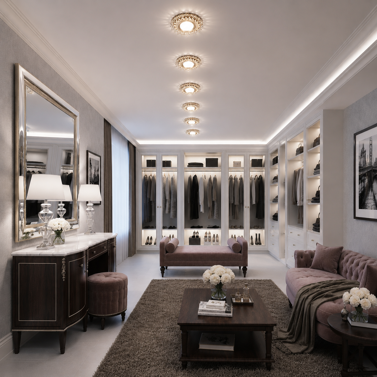 ORBITA LED Spot, 5W, Okrągły, Zimne/Ciepłe Światło, Antyczny Brąz, Żywica i Szkło Spot LED Domyślny Tytuł Alessandro Design