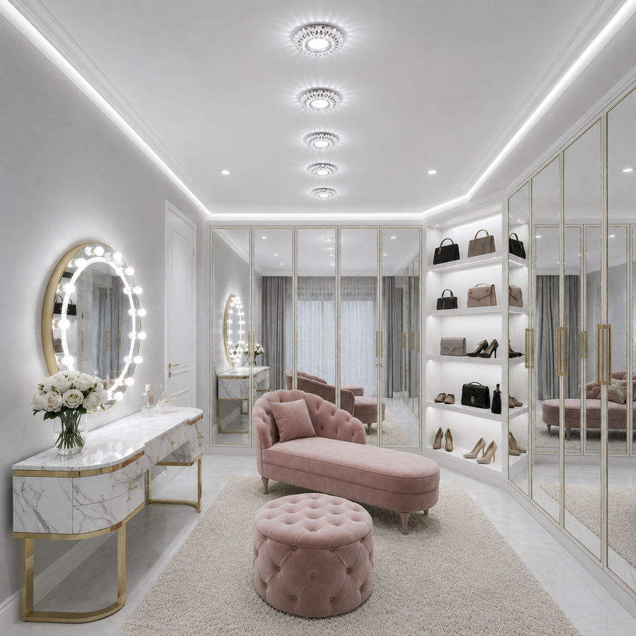 ORBITA LED Spot, 5W, Okrągły, Zimne Światło + RGB, Biały, Żywiczny i Szklany Spot LED Domyślny Tytuł Alessandro Design