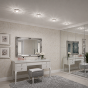 ORBITA LED Spot, 5W, Okrągły, Zimne/Ciepłe Światło, Antyczny Brąz, Żywica i Szkło Spot LED Domyślny Tytuł Alessandro Design