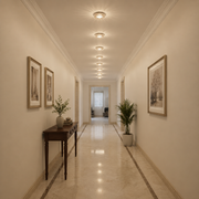 ORBITA LED Spot, 5W, Okrągły, Zimne/Ciepłe Światło, Antyczny Brąz, Żywica i Szkło Spot LED Domyślny Tytuł Alessandro Design