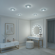 ORBITA LED Spot, 5W, Okrągły, Zimne/Ciepłe Światło, Antyczny Brąz, Żywica i Szkło Spot LED Domyślny Tytuł Alessandro Design