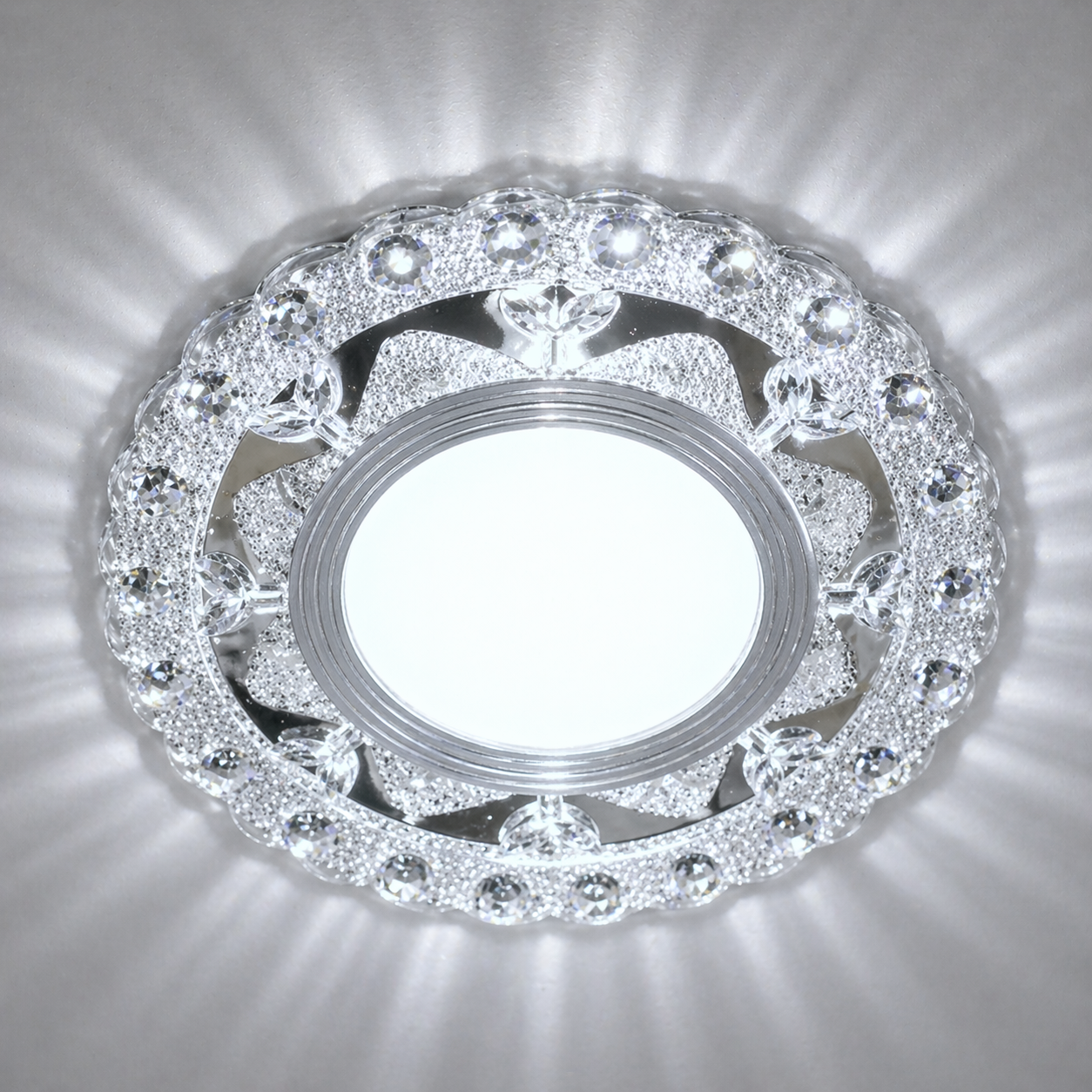 ORBITA LED Spot, 5W, Okrągły, Zimne Światło + RGB, Biały, Żywiczny i Szklany Spot LED Domyślny Tytuł Alessandro Design