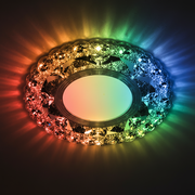 ORBITA LED Spot, 5W, Okrągły, Zimne Światło + RGB, Biały, Żywiczny i Szklany Spot LED Domyślny Tytuł Alessandro Design
