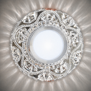 ORBITA LED Spot, 5W, Okrągły, Zimne Światło + RGB, Biały, Żywiczny i Szklany Spot LED Domyślny Tytuł Alessandro Design