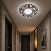 Spot LED ORBITA, 5W, Rotund, Lumina Rece / Calda, Bronz Antichizat, Rasina si Sticla