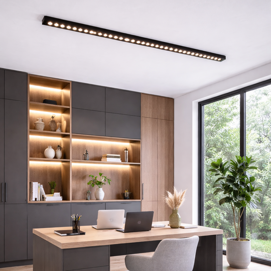 Projektor liniowy LED Siatka zastosowana 35 W, światło neutralne 4000 K, 35 źródeł, lampy sufitowe LED 94 x 3,5 x 6,5 cm Domyślny tytuł Alessandro Design