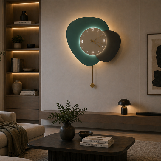 Dekoracyjny kinkiet LED DUOS Ø50cm Chłodny/Neutralny/Ciepły Zielony Kinkiety wewnętrzne Tytuł domyślny Alessandro Design