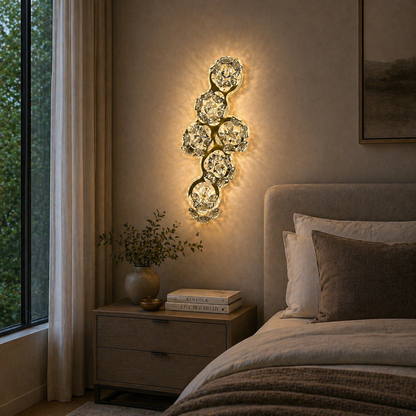 Luna Dekoracyjny kinkiet LED 83W Średnica 120CM Zimne/Neutralne/Ciepłe Światło Czarny