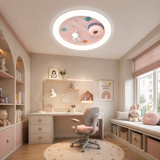 Żyrandol LED CONSTELATION 49W, średnica 49cm, światło zimne/ciepłe/neutralne, biały niebieski